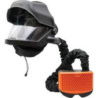 PEAKAIR MAXSHIELD&reg; with Flip-Front & X90VX ADF Blower Kit, Facepiece Respirator, Lithium-Ion Battery Solutions industrielles ALPHA
