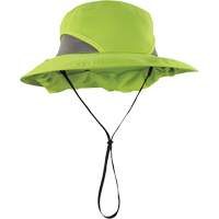 Chapeau de garde forestier 8934 Chill-Its avec prot&egrave;ge-nuque, petit/moyen, Lime haute visibilit&eacute; Solutions industrielles ALPHA
