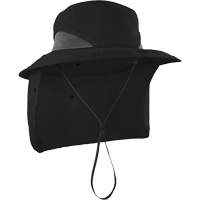 Chapeau de garde forestier 8934 Chill-Its avec prot&egrave;ge-nuque, petit/moyen, Noir Solutions industrielles ALPHA