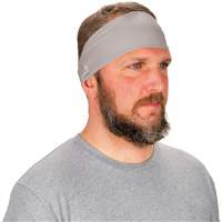 Chill-Its 6634 Performance Knit Cooling Headband, Grey Solutions industrielles ALPHA