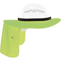 Visi&egrave;re universelle avec protection de la nuque pour casque de s&eacute;curit&eacute; Chill-Its 6661, Lime haute visibilit&eacute; Solutions industrielles ALPHA