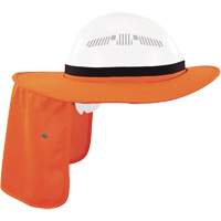 Visi&egrave;re universelle avec protection de la nuque pour casque de s&eacute;curit&eacute; Chill-Its 6661, Orange haute visibilit&eacute; Solutions industrielles ALPHA