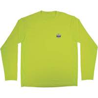 Chemise de refroidissement &agrave; manches longues avec protection solaire et UV Chill-Its 6689, Jaune lime haute visibilit&eacute;, Petit Solutions industrielles ALPHA