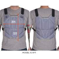 Veste de refroidissement de changement de phase Chill-Its6210, Taille unique, Bleu Solutions industrielles ALPHA