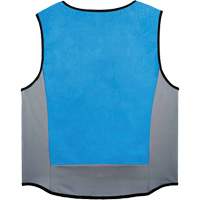 Veste de refroidissement &eacute;vaporatif Chill-Its 6667 avec fermeture &agrave; glissi&egrave;re, Moyen, Bleu Solutions industrielles ALPHA