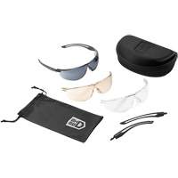 Gunfire 2.0 Ballistic Protection Safety Glasses Kit, Clear/Smoke/Copper Lens, Anti-Fog/Anti-Scratch, ANSI Z87+ Solutions industrielles ALPHA