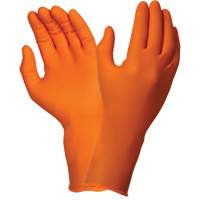 Gants jetables TOUCHNTUFF 93-800, 6,5/7, Latex/N&eacute;opr&egrave;ne/Nitrile, 23,6-mils, Sans poudre, Orange Solutions industrielles ALPHA