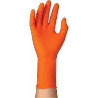 Gants jetables TOUCHNTUFF 93-800, 6,5/7, Latex/N&eacute;opr&egrave;ne/Nitrile, 23,6-mils, Sans poudre, Orange Solutions industrielles ALPHA