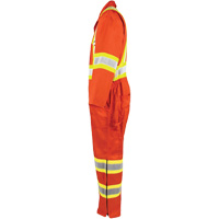 High-Visibility Unlined Coveralls, Small, High Visibility Orange Solutions industrielles ALPHA