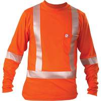 Long-Sleeved T-Shirt, Small, Orange Solutions industrielles ALPHA