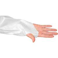 CoverMe Gown with Thumbholes, One Size, White, Polyethylene Solutions industrielles ALPHA