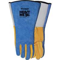 Gants de soudage Yellow Tail MIG/TIG, Cuir fleur de daim/Cuir de vache refendu, Taille Petit Solutions industrielles ALPHA