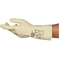 AlphaTec&reg; 87-137 Lightweight Natural Gloves, Size 7, 11.8" L, Rubber Latex, 16-mil Solutions industrielles ALPHA