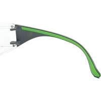 Lunettes de s&eacute;curit&eacute; gris/vert Adapt Lite, Lentille Transparent, Antibu&eacute;e/Anti-&eacute;gratignures, ANSI Z87+/R&eacute;pond ou surpasse la norme CSA Z94.3 Solutions industrielles ALPHA