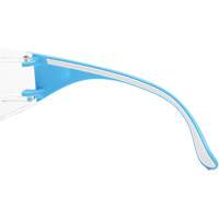 Lunettes de s&eacute;curit&eacute; bleu/blanc Adapt Lite, Lentille Transparent, Antibu&eacute;e/Anti-&eacute;gratignures, ANSI Z87+/R&eacute;pond ou surpasse la norme CSA Z94.3 Solutions industrielles ALPHA