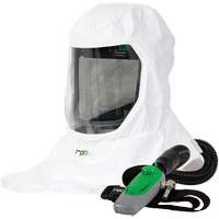 T-Link Respirator with Bump Cap, Breathing Tube & C40, Loose Fitting Hood & Faceshield Solutions industrielles ALPHA