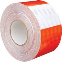 High Intensity Grade Flexible Work Zone Sheeting 382VHIP, 5" W x 150' L, Orange and White Solutions industrielles ALPHA