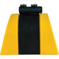 Syst&egrave;me de barri&egrave;re de s&eacute;curit&eacute; HAZLOK, Plastique, Fixation magn&eacute;tique, 30', Ruban Noir et jaune Solutions industrielles ALPHA