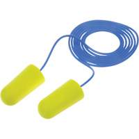 Bouchons d'oreilles n&eacute;on jaune E-A-Rsoft, Vrac - Sac en poly, Avec cordon Solutions industrielles ALPHA