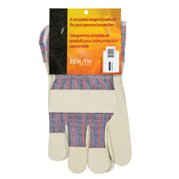 Gant pour ajusteur confortable r&eacute;sistant &agrave; l'abrasion, Grand, Paume en Cuir fleur de porc, Doublure en Coton Solutions industrielles ALPHA