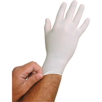 QRP BioTek&reg; Disposable Gloves, Large, Latex, 6-mil, Powder-Free, White Solutions industrielles ALPHA