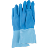 Gants lourds Blue-Grip, Taille 6/Petit, 12" lo, Latex de caoutchouc, Doublure en Interlock, 45 mils Solutions industrielles ALPHA