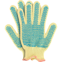 Knit Gloves with Dots, Size Small/7, 7 Gauge, PVC Coated, Kevlar&reg; Shell, ANSI/ISEA 105 Level 2 Solutions industrielles ALPHA