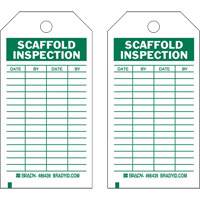 &eacute;tiquettes de rapport d'inspection, Polyester, 4" la x 7" h, Anglais Solutions industrielles ALPHA