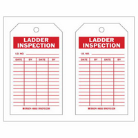 &eacute;tiquettes de rapport d'inspection, Polyester, 4" la x 7" h, Anglais Solutions industrielles ALPHA