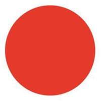 Round Write-On Labels, Circle, 1.5" L x 1.5" W, Red Solutions industrielles ALPHA
