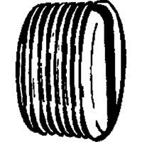 Bouchon de tuyau (avec fentes), 1/8" dia., Laiton Solutions industrielles ALPHA