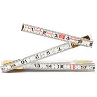 Red End&reg; Masonry Rule, 6' L, Wood, 1/16" Graduations Solutions industrielles ALPHA