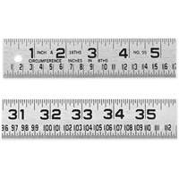 Tinner's Circumference Rule, 4' L, Steel, 1/16" Graduations Solutions industrielles ALPHA