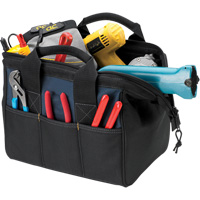 BIGMOUTH&reg; Tool Bag, Polyester, 23 Pockets, Black Solutions industrielles ALPHA