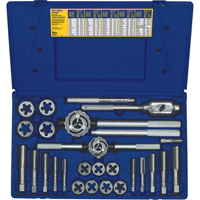 Hanson&reg; Fractional Tap & Hex Die Set, 25 Pieces Solutions industrielles ALPHA