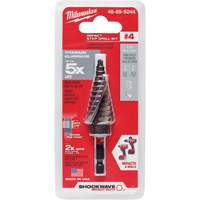 Foret &eacute;tag&eacute; #4 Shockwave Impact Duty, 3/16" - 7/8", Incr&eacute;ments de 1/16", Titane Solutions industrielles ALPHA