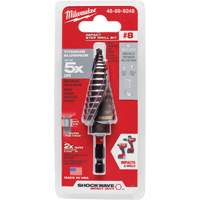 Foret &eacute;tag&eacute; #8 Shockwave Impact Duty, 1/2" - 1", Incr&eacute;ments de 1/16", Titane Solutions industrielles ALPHA