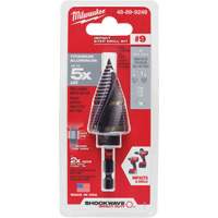 Foret &eacute;tag&eacute; #9 Shockwave Impact Duty, 7/8" - 1-1/8", Incr&eacute;ments de 1/4", Titane Solutions industrielles ALPHA