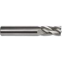 Square End Mill, 3/16" Dia., 2" L, 4 Flutes, 3/16" Shank, Carbide Solutions industrielles ALPHA