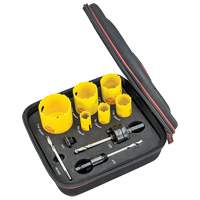 Trousse de scie pour plombier pour trou &agrave; coupe profonde, 10 morcea Solutions industrielles ALPHA