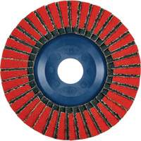 Twin Flap Disc, 5" x 7/8", Type 27, 40 Grit, Ceramic/Zirconia Alumina Solutions industrielles ALPHA