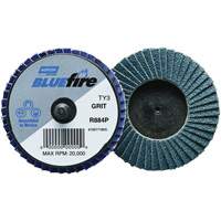 BlueFire&reg; R884P Mini Flap Disc, 2" x Type 27, 40 Grit, Zirconia Alumina Solutions industrielles ALPHA