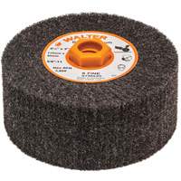 Tambour de conditionnement de surface Blendex, 4-1/2" dia. x 2" la, 5/8"-11 Arbre, Grain Super fin Solutions industrielles ALPHA