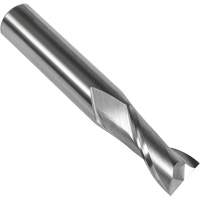 S108 30° Square End Mill, 1/4" Dia., 2-1/2" L, 2 Flutes, 1/4" Shank, Carbide Solutions industrielles ALPHA