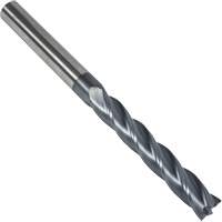 S237 30° Extra Long Square End Mill, 1/8" Dia., 3" L, 4 Flutes, 1/8" Shank, Carbide Solutions industrielles ALPHA