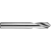 Spotting Drill, Bright, Regular Length, 1/4", High Speed Steel, 90° Point Solutions industrielles ALPHA
