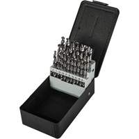 Jobber Length Drill Bit Set, 26 Pieces, High Speed Steel Solutions industrielles ALPHA