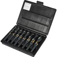 Reduced Shank Silver & Deming Drill Bit Set, 8 Pieces, High Speed Cobalt Solutions industrielles ALPHA