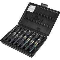 Reduced Shank Drill Bit Set, 8 Pieces, High Speed Steel Solutions industrielles ALPHA