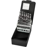 Stub Length Drill Bit Set, 29 Pieces, High Speed Steel Solutions industrielles ALPHA